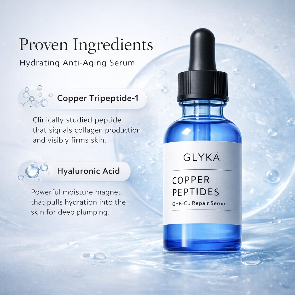 GLYKÄ - GHK-Cu Copper Peptides Serum